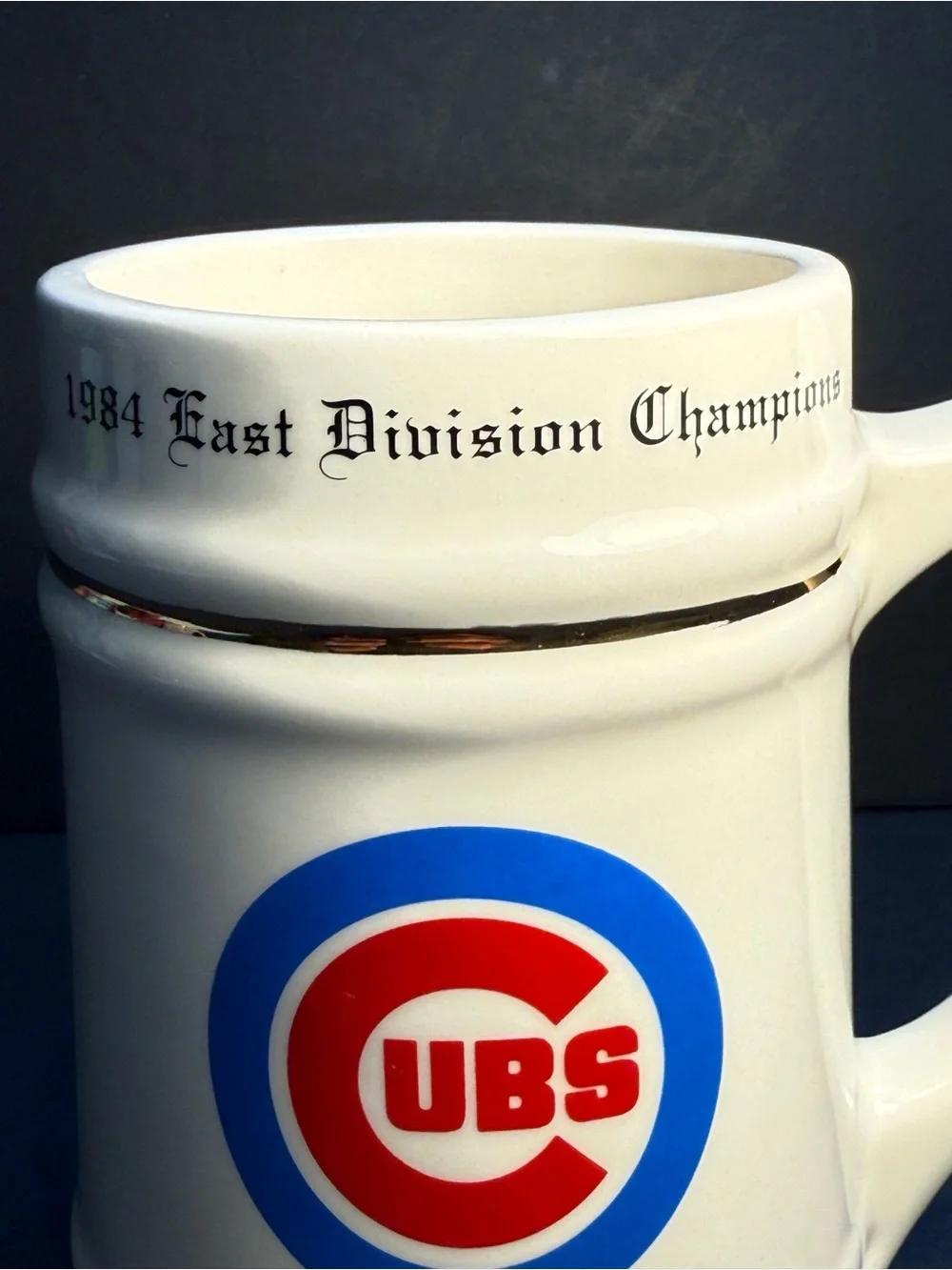 Vintage Chicago Cubs 1984 National League East Division Champions Ceramic Mug - Picture 4 of 12